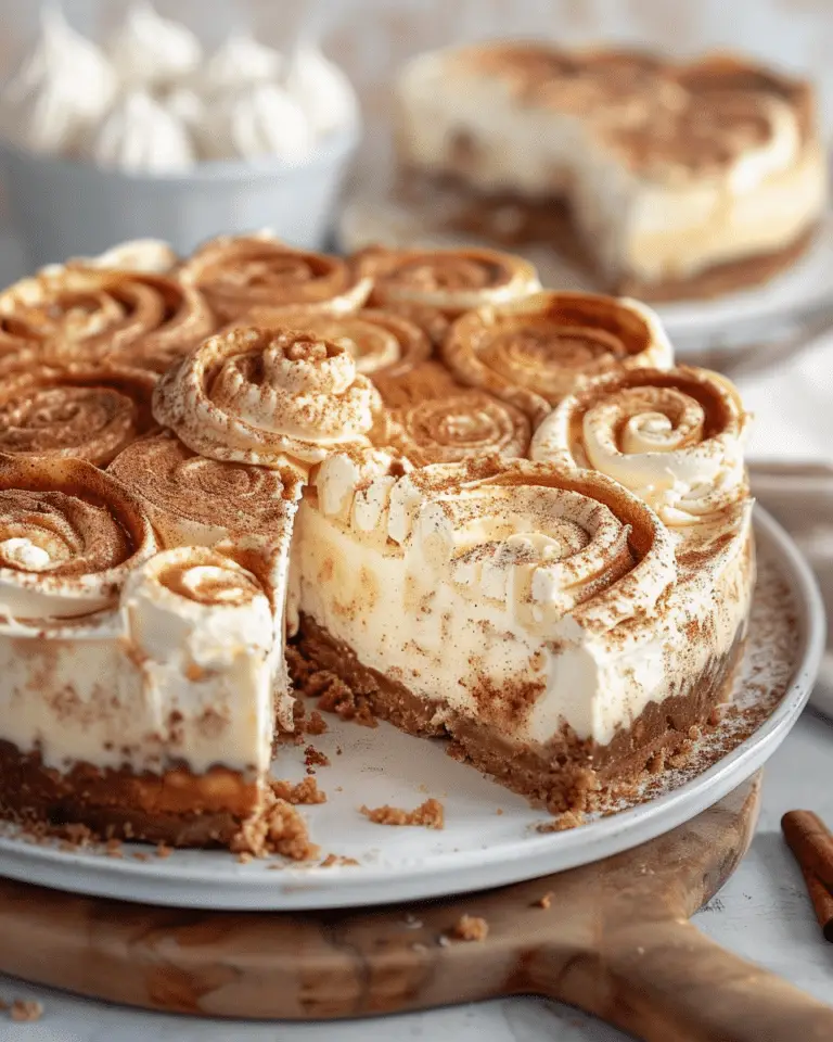 Cinnamon Roll Cheesecake