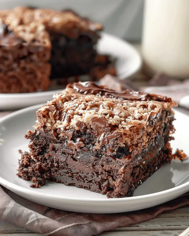 German Chocolate Dump Cake