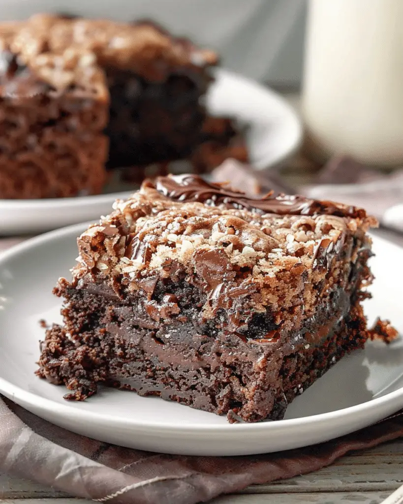 German Chocolate Dump Cake
