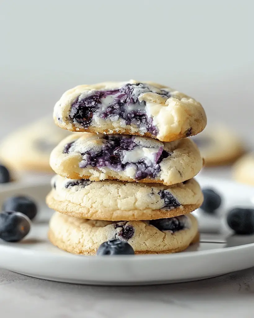 Blueberry Cheesecake Cookies