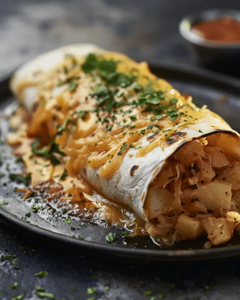 Cheesy Potato Burritos