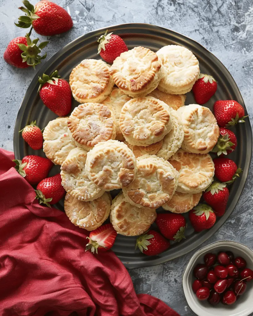 Strawberry Biscuits