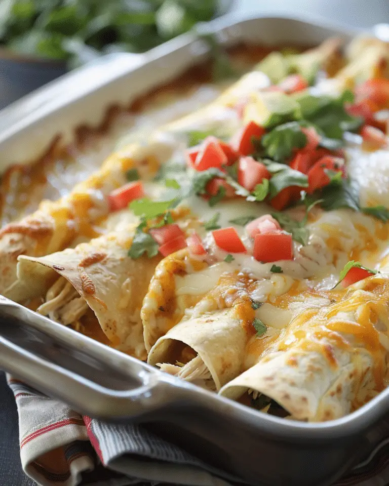 Best White Rotisserie Chicken Enchiladas