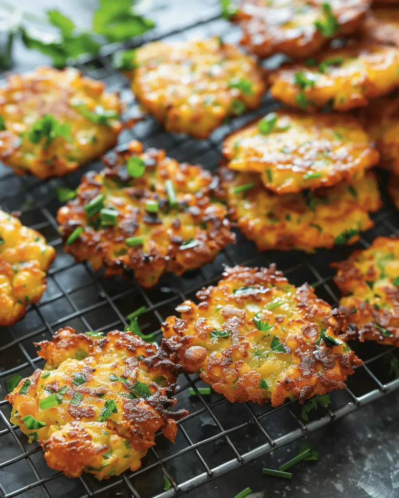 Crispy Chickpea Fritters