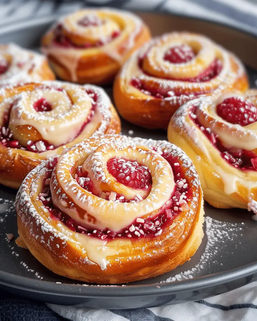 Sugar Raspberry Danish Bun