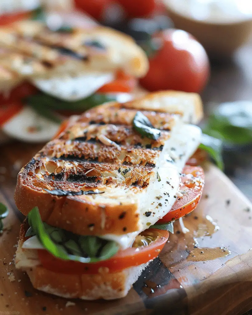 Caprese Panini: 3 Sensational Bites
