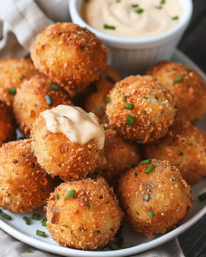 Reuben Balls with Spicy Thousand Island Dipping Sauce