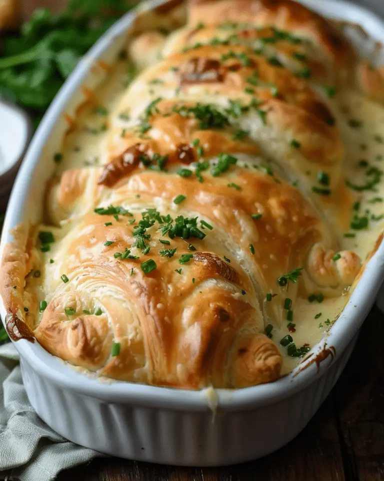 Cheesy Chicken Crescent Bake