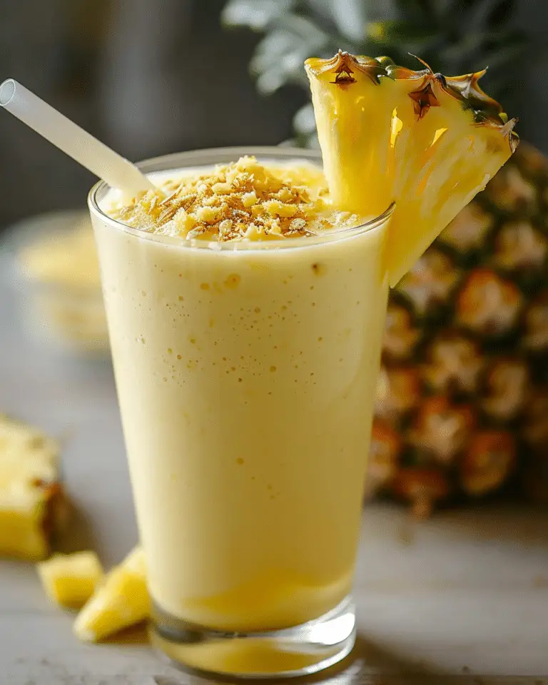 Creamy Pineapple Smoothie