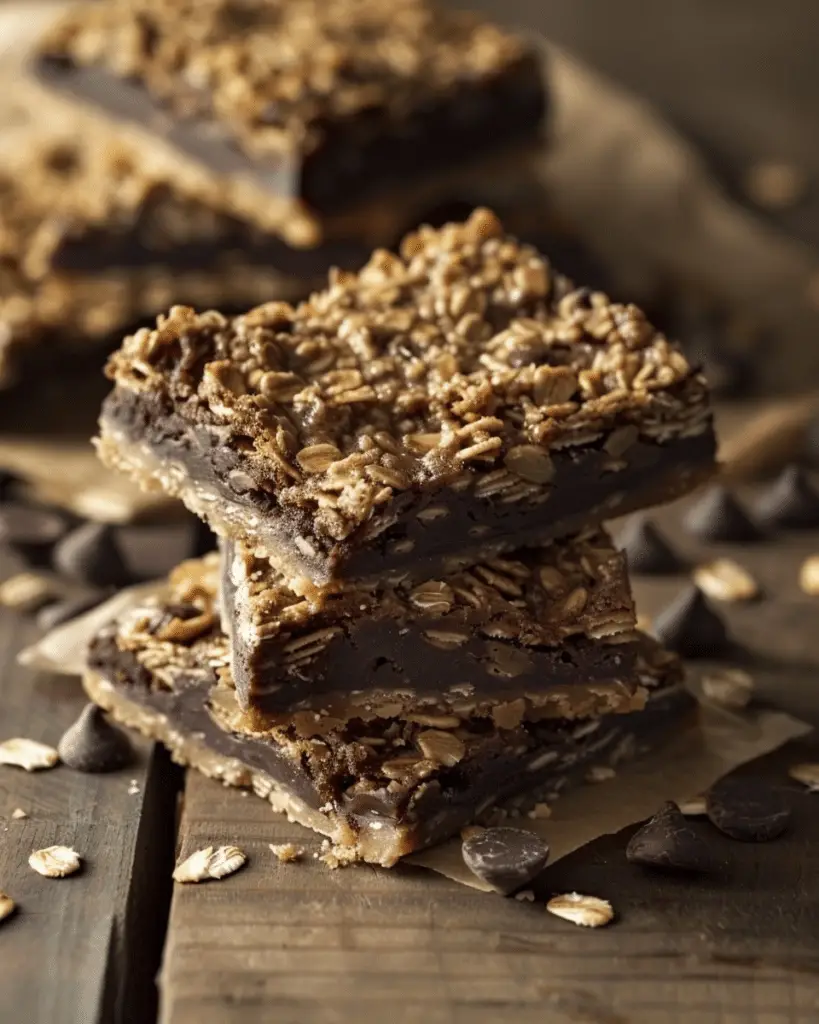 Oatmeal Fudge Bars
