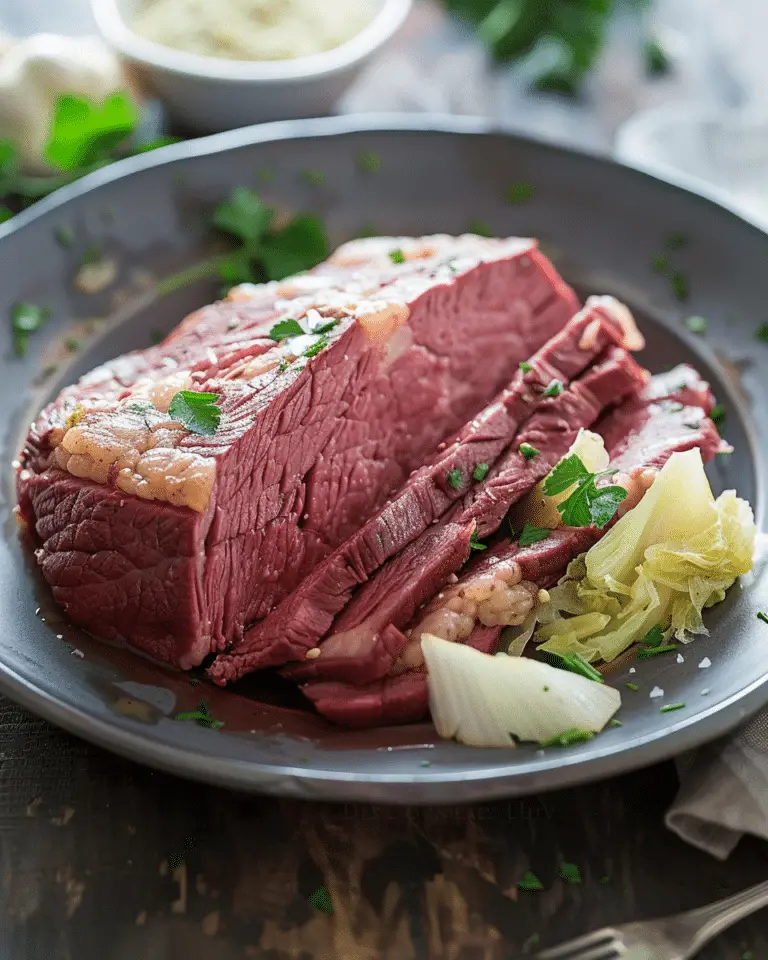 Slow Cooker Corned Beef And Cabbage