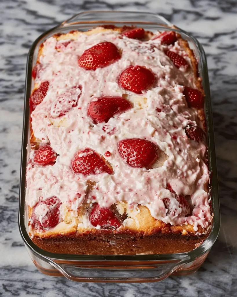 Strawberry cream cheese loaf