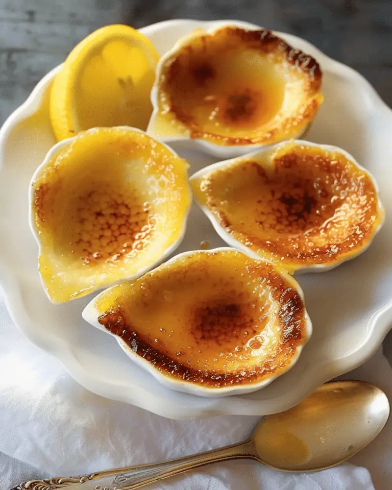 Lemon Posset Brûlée
