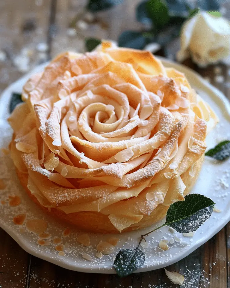 Delicate Apple Rose Pastry Blooms – A Beautifully Sweet Treat