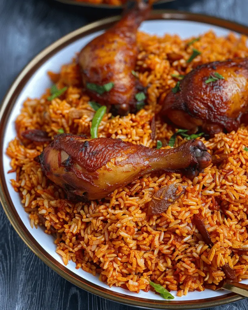 Jollof Rice With Chicken