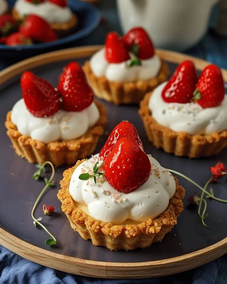 Miffy Strawberry Cheesecake Tartlets