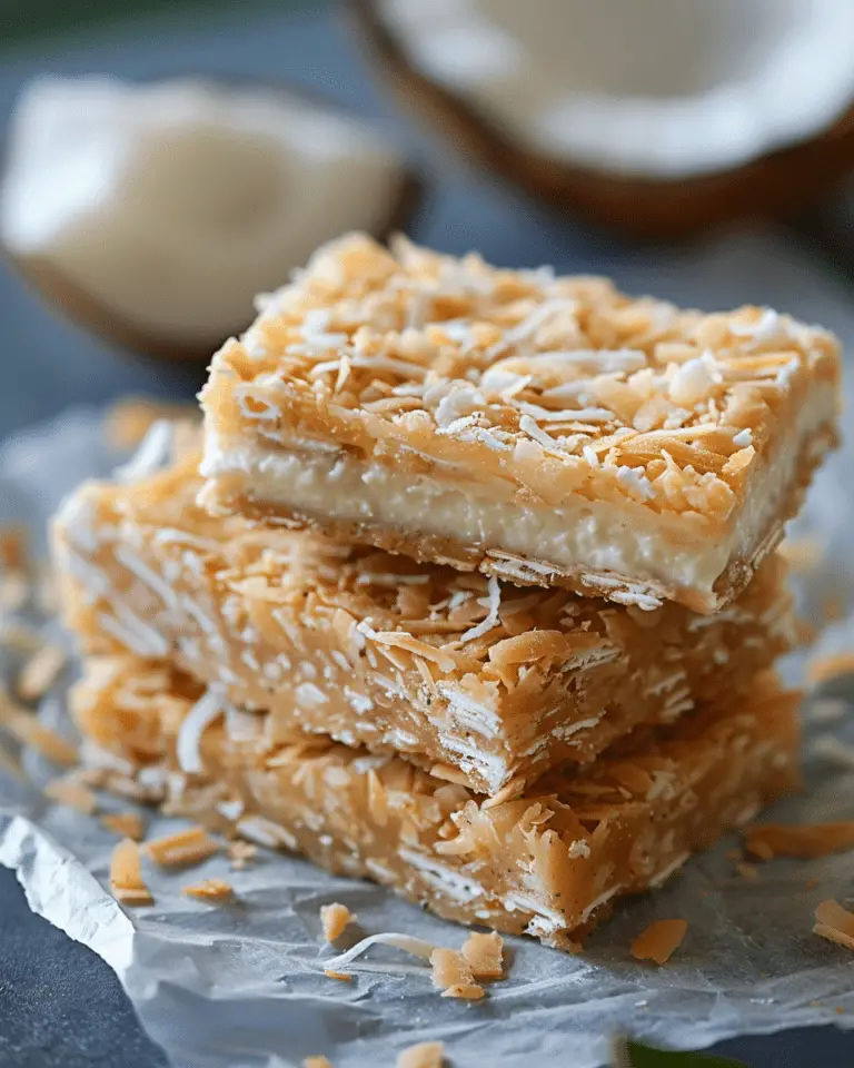 Coconut Protein Bars