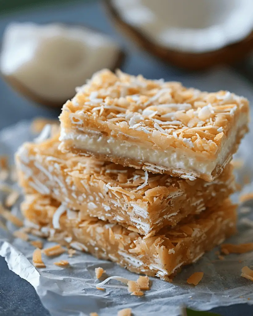 Coconut Protein Bars