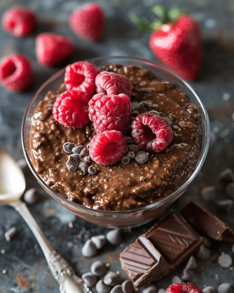 Protein Brownie Overnight Oats