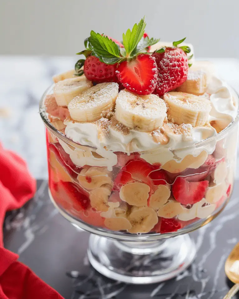 Strawberry Banana Pudding