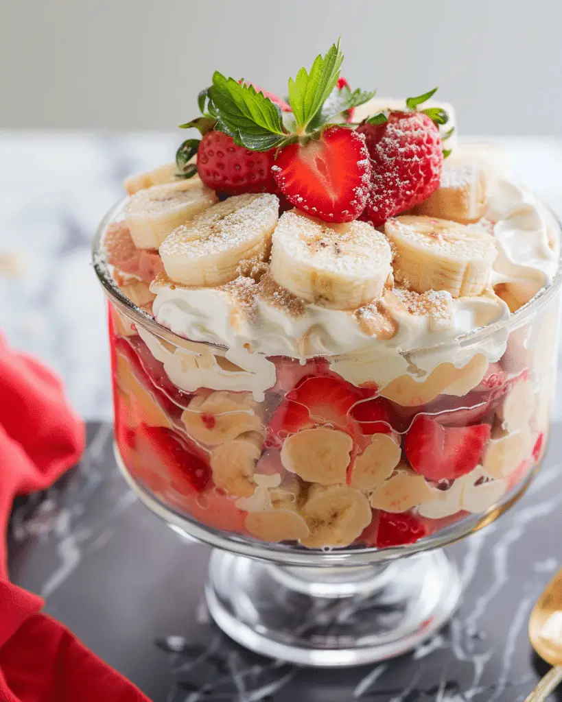 Strawberry Banana Pudding