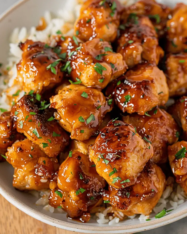 Honey Garlic Chicken Bites