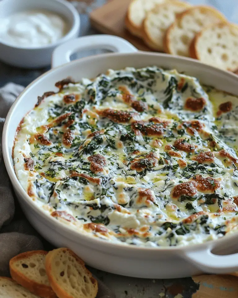Greek yogurt spinach dip