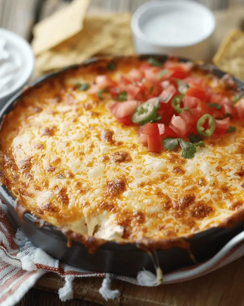 Baked mexican cheese dip