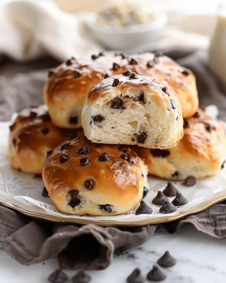 The Fluffiest Chocolate Chip Milk Buns