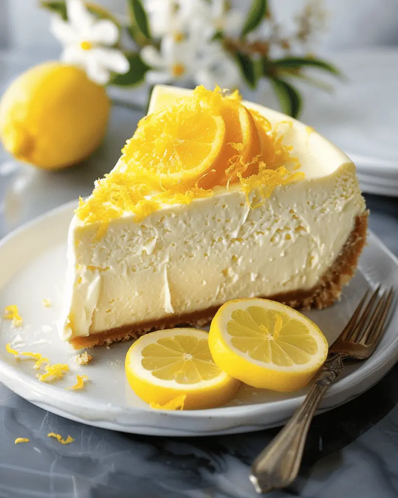 Ultimate Creamy Lemon Cheesecake