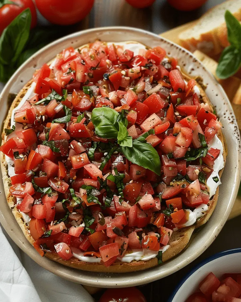 Bruschetta Dip: A Vibrant and Flavorful Appetizer