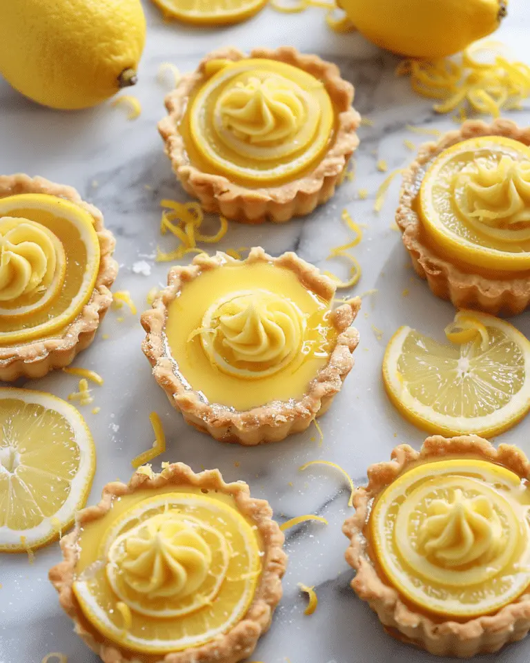 Vegan Mini Lemon Tarts
