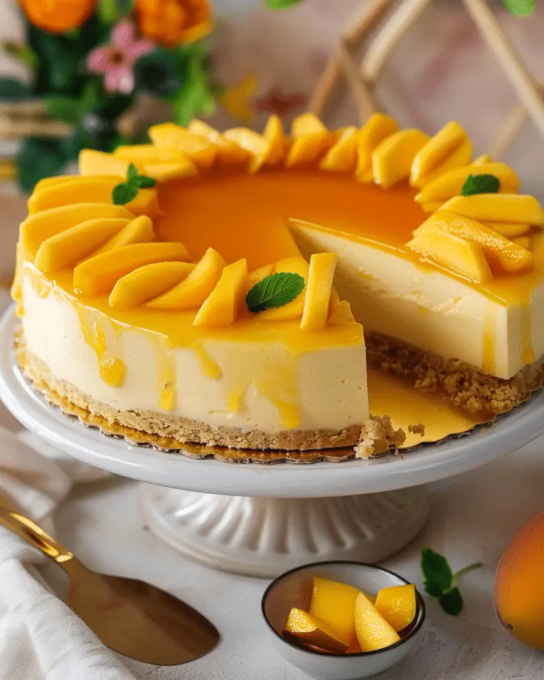 Mango Mousse Cake