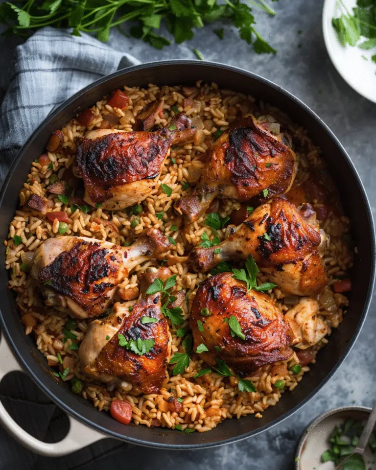 One Pot Cajun Chicken and Rice