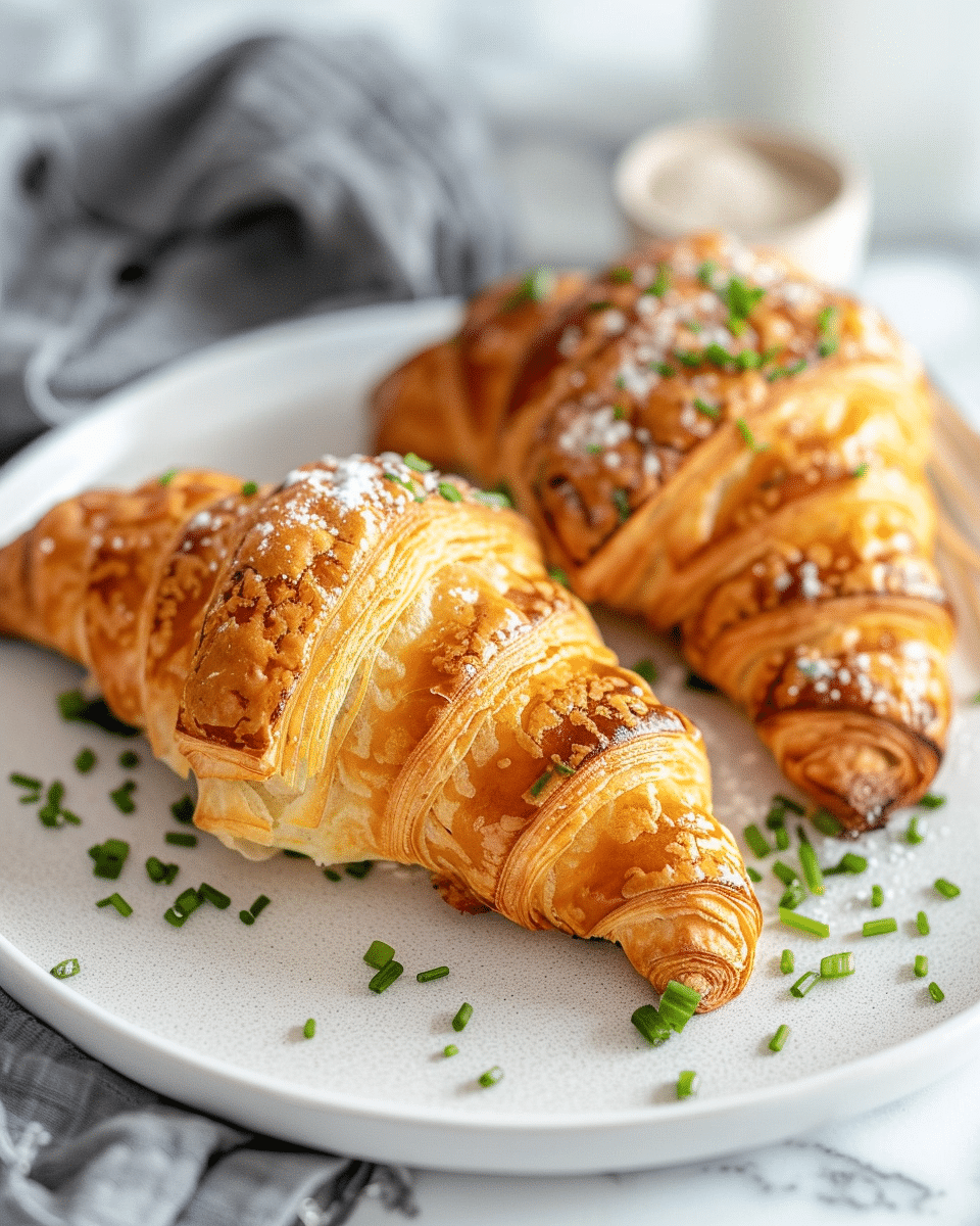 Scallion Pancake Croissants