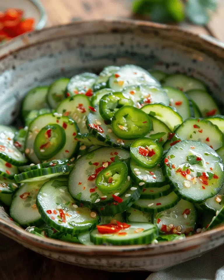 Spicy Asian Cucumber Salad