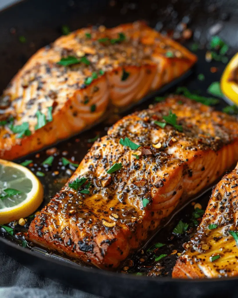 Za’atar Garlic Salmon Recipe