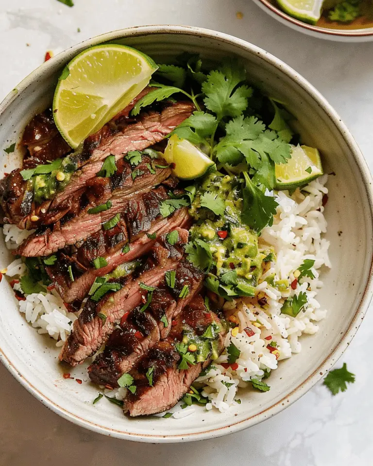 Cilantro Lime Steak Bowls: A Flavorful Recipe for a Quick Dinner
