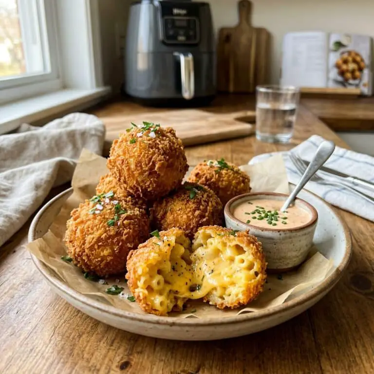 Air Fryer Mac and Cheese Balls