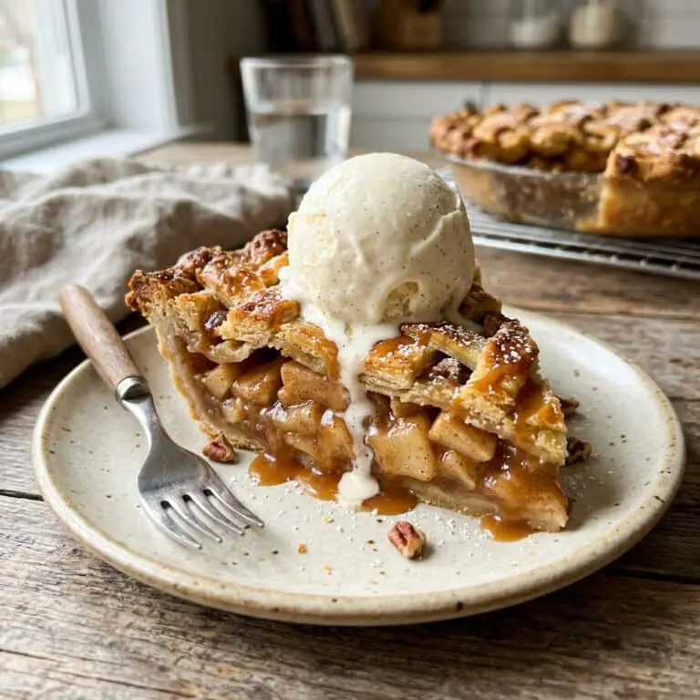 Apple Pie à la Mode (Apple Pie with Ice Cream Recipe)