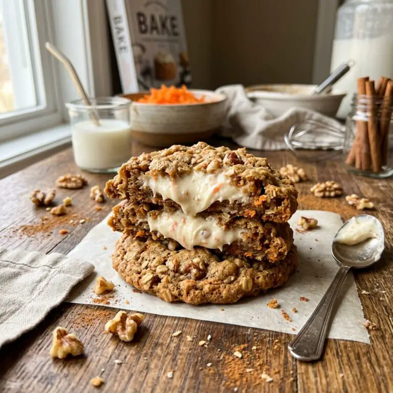 Carrot Cake Cookies-Stuffed