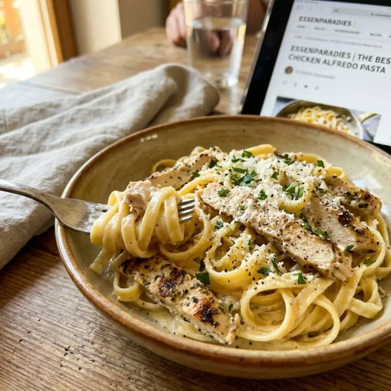 The Best Chicken Alfredo Pasta
