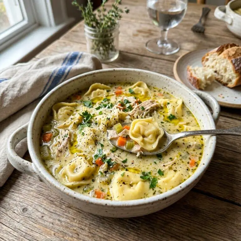Chicken Tortellini Soup