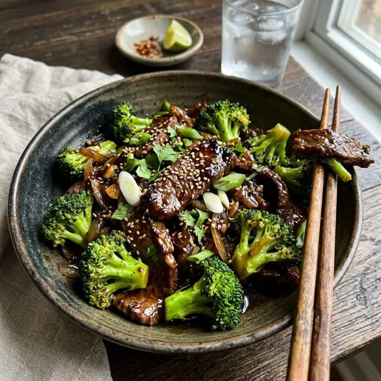 Chinese Beef and Broccoli (牛肉炒西兰花)
