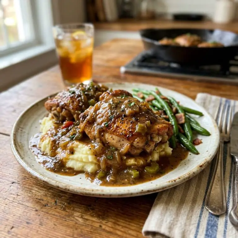 Delicious Southern Smothered Chicken