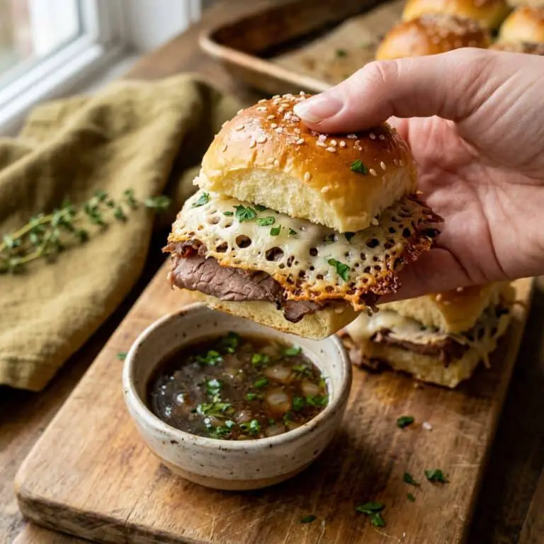 Easy French Dip Sliders Recipe