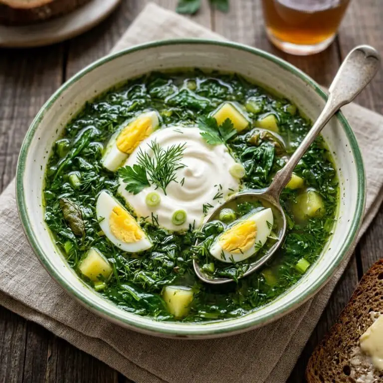 Ukrainian Green Borscht
