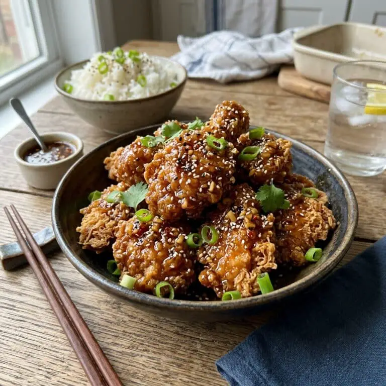 Honey Garlic Crispy Chicken