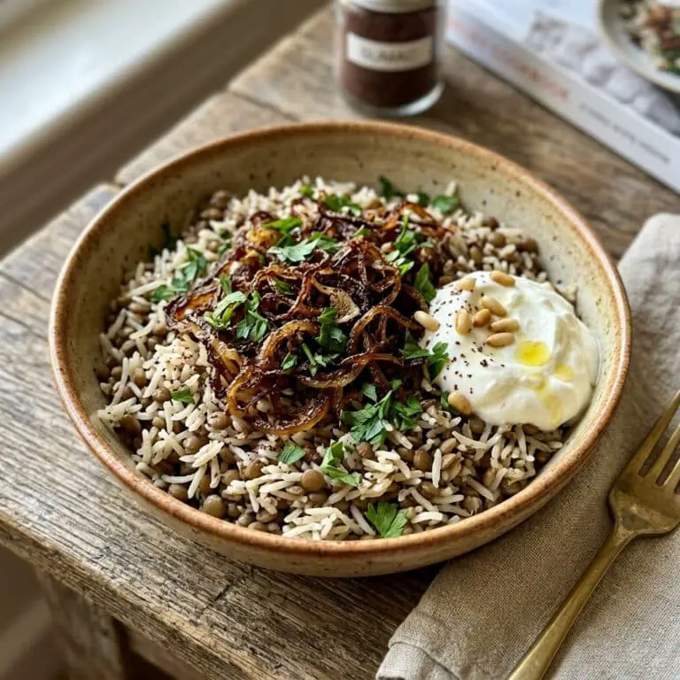 Easy Mediterranean Lentils and Rice