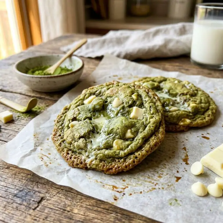 Matcha White Chocolate Cookies